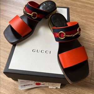 Gucci Lifford Horsebit Slide Sandals